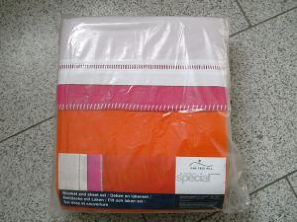 Fleecedecken - Set (One Tree Hill) orange/pink 100x120cm